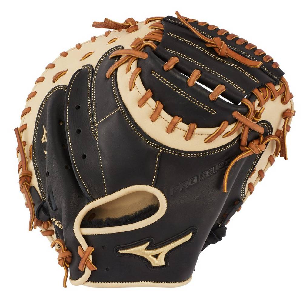 Mizuno Pro Select 33.5" Férfi Catchers Mitt Fekete IXJ690148